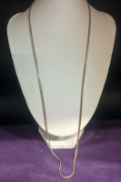 Vintage 925 Sterling Silver Unoaerre Wheat Chain link 24 in