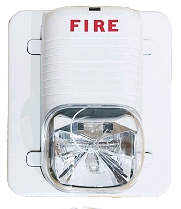 As New System Sensor Spectr Alert Fire Strobe Light. S2425WA. 5.5" by 4.5" by 2".