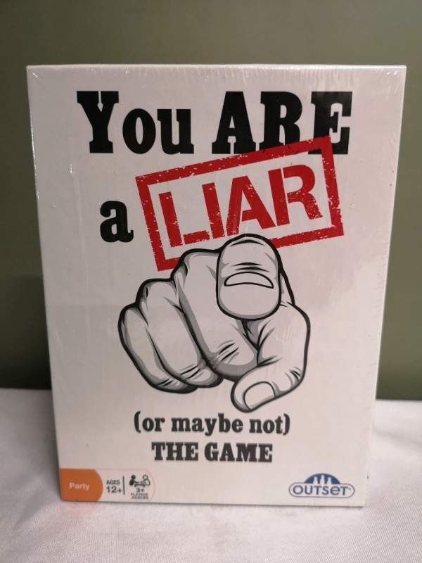 New Game YOU ARE A LIAR (OR MAYBE NOT) for ages 12+, 3+ players needed