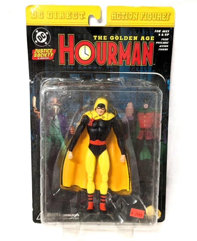 Vintage 2001 DC Direct THE GOLDEN AGE : HOURMAN 6.25" Action Figure