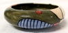 Gorgeous Signed Handpainted Ceramic Low-Profile Pot by Local Niagara Artist Patricia Golding Paquin 5.8" x 2" Tall - 2