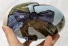 Gorgeous Signed Handpainted Ceramic Low-Profile Pot by Local Niagara Artist Patricia Golding Paquin 5.8" x 2" Tall - 3