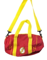 New DC Comics x World's Finest THE FLASH Duffle / Gym Bag w Crossbody Strap 8" Wide x 16" Long