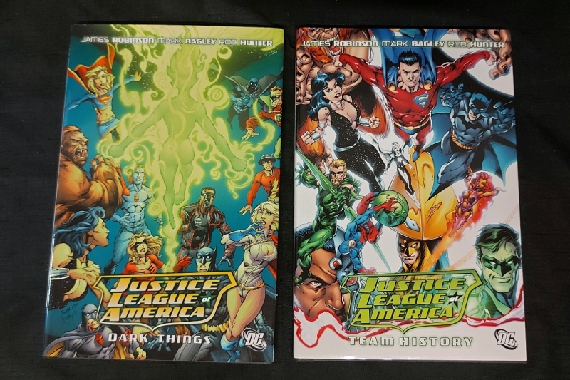As New 2 Graphic Novels Justice League Of America Dark Things And Team History