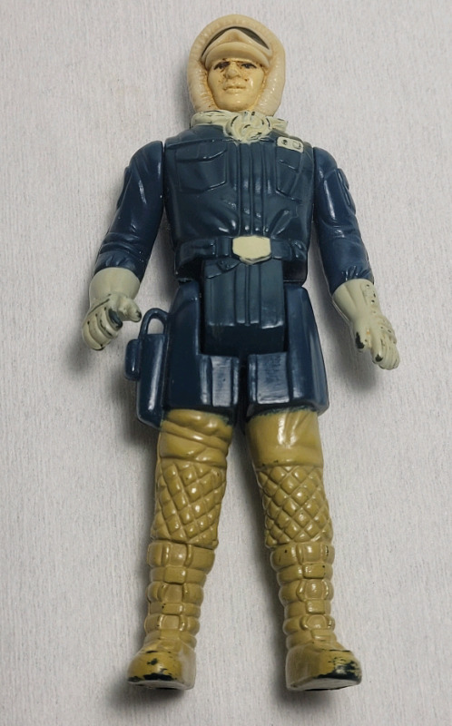Vintage 1980 Star Wars Empire Strikes Han Solo (Hoth) Action Figure