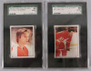 1981 - 1982 O Pee Chee Stickers NHL Hockey Trading Stickers . SGC Graded NM/MT 8 & NM/MT 8