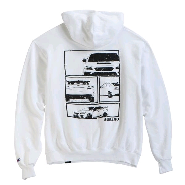 New Size Large SUBARU Stacked Angles Hoodie