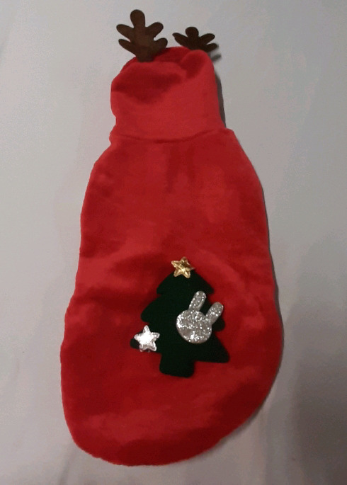 New Size L Holiday Dog Coat