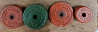 9 Real McCoy Barbell Weights *see description* Pre Owned