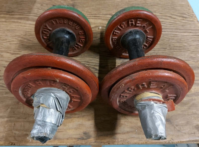 Vintage 2 McCoy Hand Weights Pre Owned