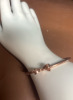 KATE SPADE Rose Gold Tone Bow hinged Bracelet - 6