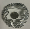 CORO signed Large Open Work Wreath Brooch Vintage - 2