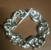 CORO signed Large Open Work Wreath Brooch Vintage - 4