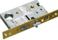 Baldwin 6320.L Left Handed Entrance and Apartment Mortise Lock with 2-1/2" Backs, Lifetime Satin Nickel