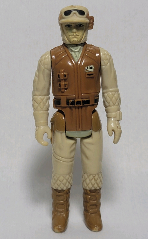 Vintage 1980 Star Wars Empire Strikes Back Rebel Soldier (Hoth Battle Gear) Action Figure
