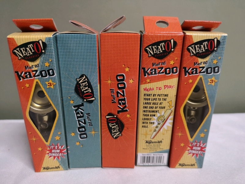 5 New Neato Metal Kazoo's - It's A Him Dinger!