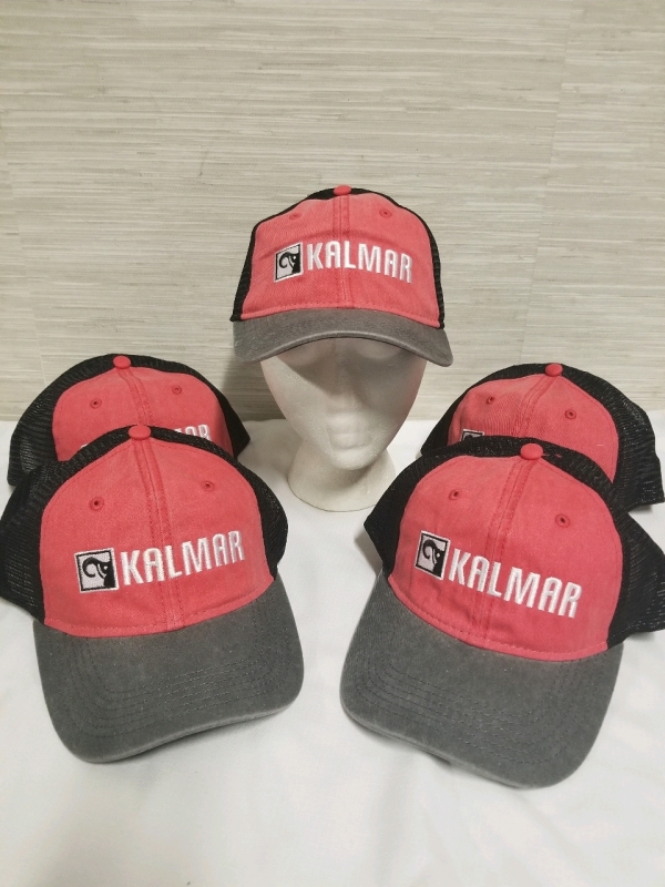 Lot of 5 New KALMAR branded ball caps one size fits all