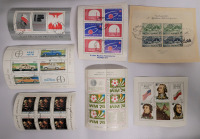 Vintage Poland Post Stamp Mini Sheets . All Postmarked , Unhinged