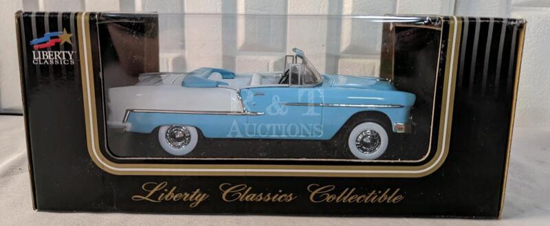 New 1955 Chevy Convertible Diecast Metal Car