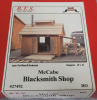 B.T.S. Model Kit : McCabe Blacksmith Shop , HO Scale . Model # 27492 . Some Assembly Required - 2