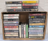 Rock 'N Roll Audio Cassette Tapes , 34 Tapes . Not all cases checked for correct tape