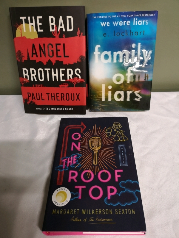 3 New Hardcover Novels