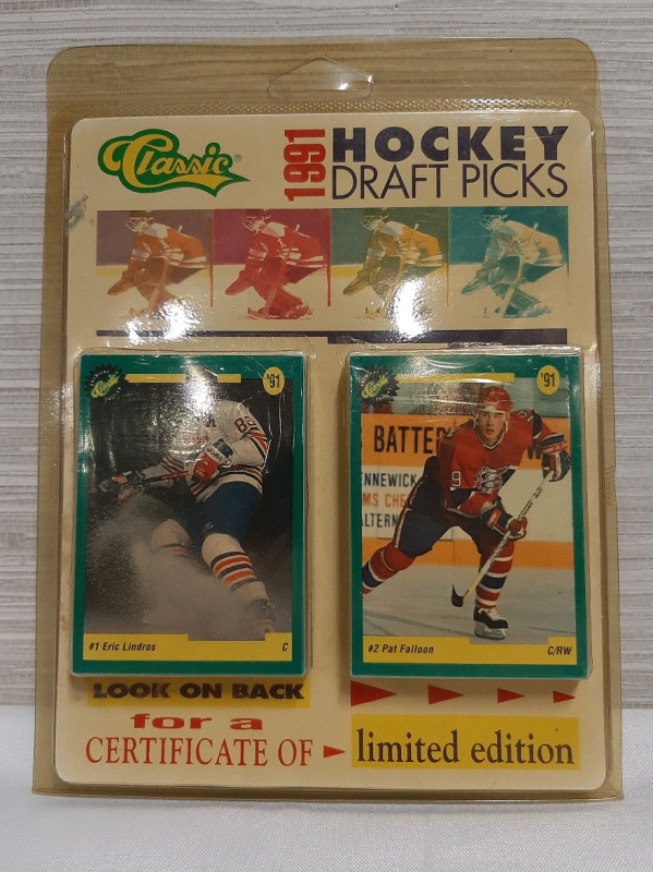 Vintage Classic 1991 Hockey Draft Picks Set Number-R030624 Sealed