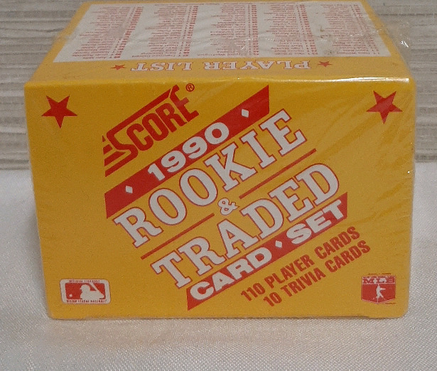 Vintage Score 1990 Rookie & Traded Card Set 110 Player Cards plus 10 Trivia Cards Sealed