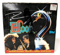 Vintage 1991 | Topps x HOOK Movie Trading Cards Vendor Box | 35 Sealed Card Packs