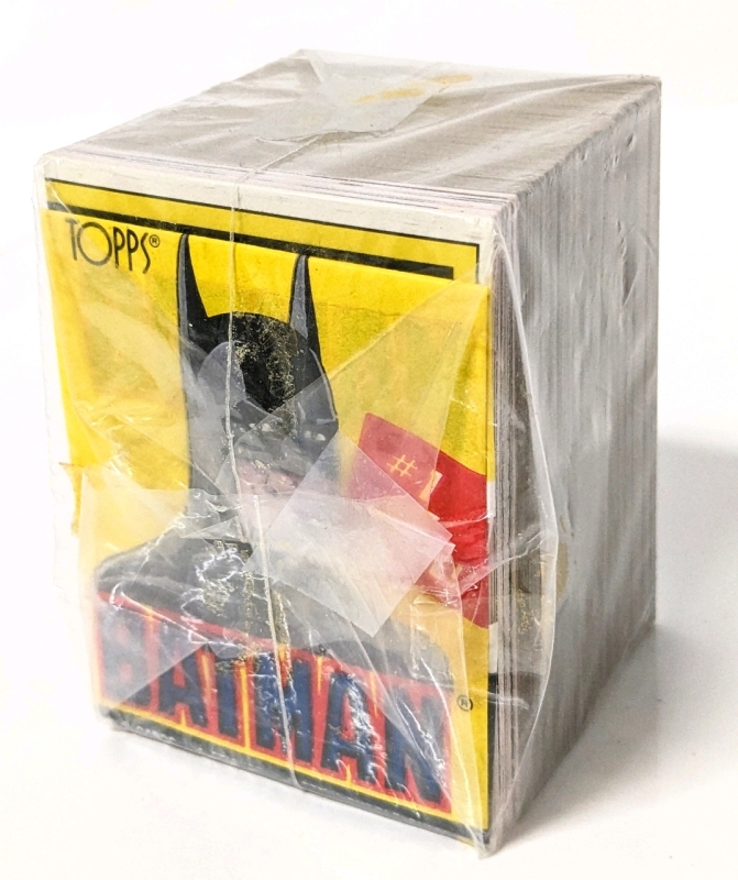 Vintage 1989 Topps BATMAN Trading Cards| Full Set of Cards & Singles + 2 Wax Wrappers of Batman & The Joker