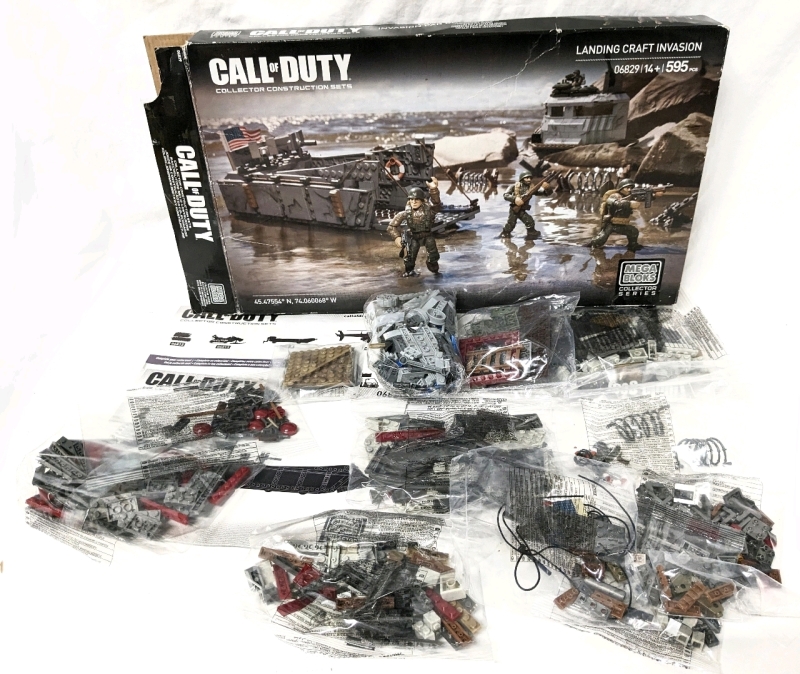 Mega Bloks Collector Series | Call of Duty Construction Set : Landing Craft Invasion | Incomplete