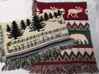 2 Cozy Winter Woven Throws