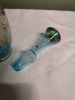 Vintage Bohemian Blue GLASS Decanter Stopper with Glasses - 2