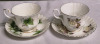 2 Vintage Royal Albert Teacups and Saucers - Trillium & Roses Pattern - 5