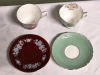 2 Vintage AYNSLEY Teacups and Saucers - 2