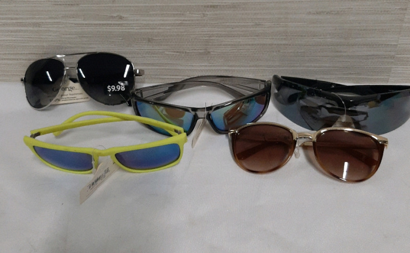 New 5 pair of George Sunglasses