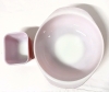 Vintage Pyrex Bowl (024 2QT 11 | 8.5" Diameter) & Covered Dish (0501 25 |3.25" x 4.25" x 2.5") - 2