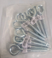 New - 3/8"× 4.5" Eye Hole Bolts , Ten (10) Pack