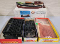 HO Scale Railroad Scenery Model Kits , Open Box . Cannot Confirm if Complete or not