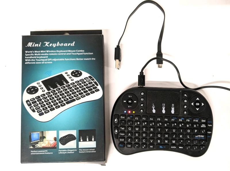 As-New Mini Wireless Rechargeable Keyboard / Mouse Combo | 5.75" x 3.75"