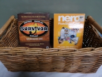 Interactive Survivor Game + Nero Photo Show Elite + Decorative Basket