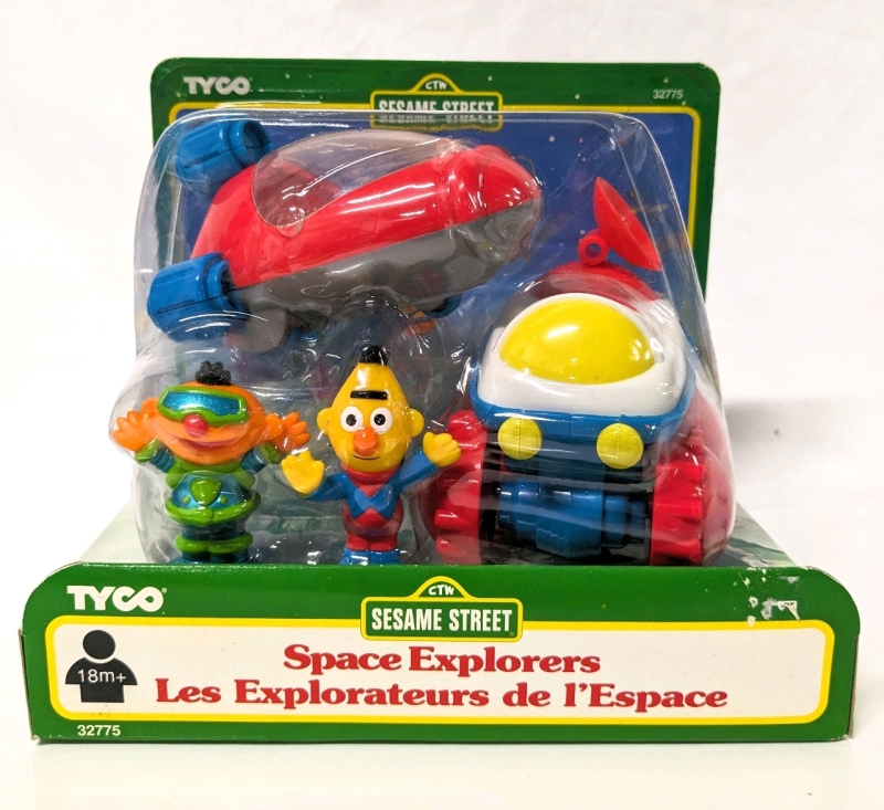 Vintage 1997 As-New | TYCO x Sesame Street | Ernie and Bert Space Explorers