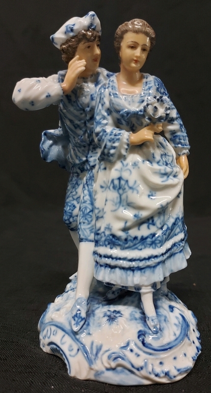 German Volkstedt Porcelain Figurine In Pristine Condition 7"X3"