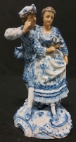 German Volkstedt Porcelain Figurine In Pristine Condition 7"X3"