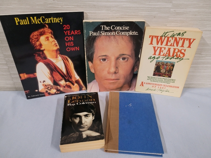 5 The Beatles & Paul Simon Books