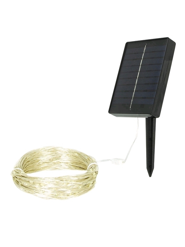 As New 2 X 300 Micro Solar Lights. Multi Functions Will Add a Splash of Colour to Your Yard. Stock photo used