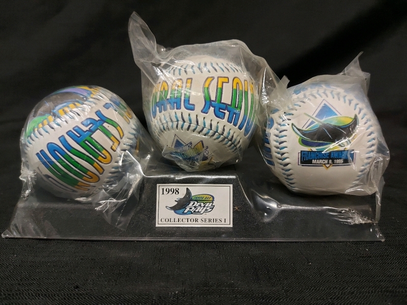 New Vintage Tampa Bay Devil Rays Collector Series 1 Complete Baseball Collection 1998 McDonalds Promotion
