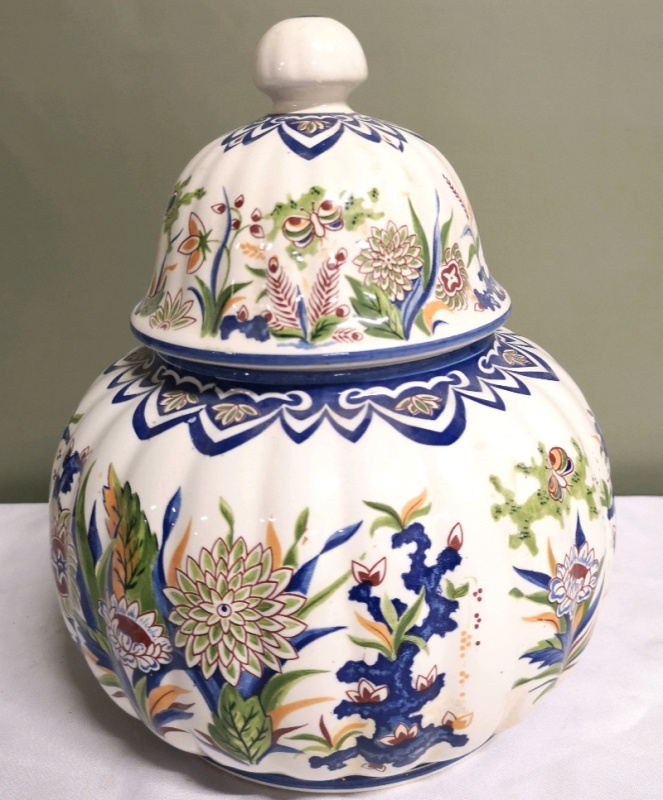 Beautiful Floral Pattern Remy Floreal Ceramic Jar/Canister