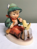 Vintage Goebel / Hummel Boy with Bird Figure 3" Tall - West Germany