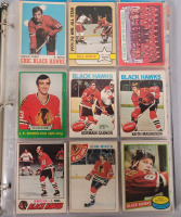 1970 - 2021 Chicago Blackhawks NHL Hockey Trading Card Singles , 222 Cards